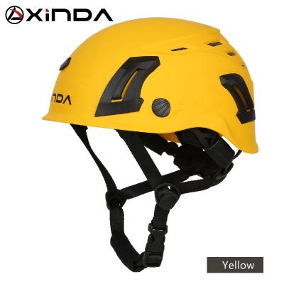 China XINDA ABS Climbing Climbing CE Certified Helmet For Cave Canyon Downhill Safety Helmet for sale