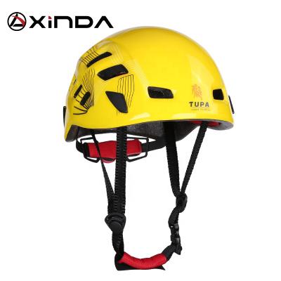 China XINDA Mountaineering Tree Helmet Arborist Training Climbing Helmet for sale