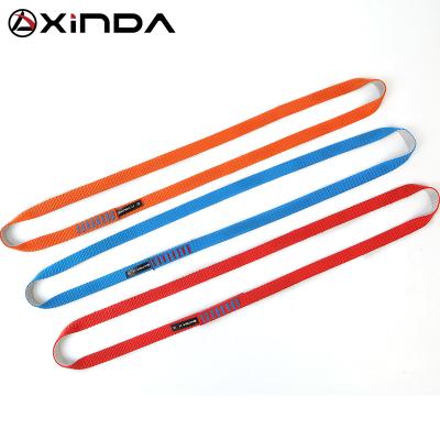 China XINDA 22kN Durable High Strength Nylon Sling For Rock Climbing Crashing Waist Work for sale