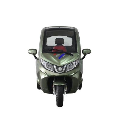 China 2022 Passenger closed body electric tricycle roof motorized tricycle for passengers for sale