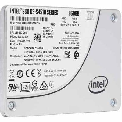 China Intel Solid State Drive D3-S4510 Series Hard Disk Drive Hard Disk (960GB, 2.5in SATA 6Gb/s, 3D2, TLC) for sale