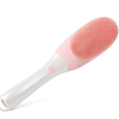 China Wholesale High Quality Portable Silicon+ABS Massage Body Brush for sale