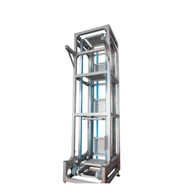 China Fire Resistant Ladder Production Line Continuous Vertical Hoist Elevator Conveyor for sale