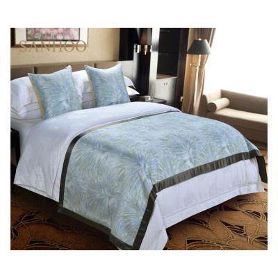 China SANHOO Luxury Wholesale Cheap Embroidery Anti-pilling Comforter Cover Sheets Hotel Bed Sheet Canvas Bedding Set for sale