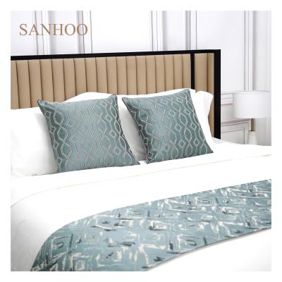 China SANHOO Anti-pilling Luxurious Satin Bed Sheet Sets 100 Percent Cotton 500 TC 7 Piece Hotel Bed Linen Queen Size for sale