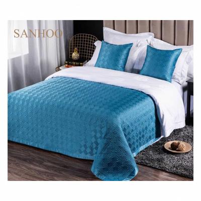 China Anti-pilling SANHOO in Running Park 200TC Hyatt Hotel Sheet Set Bed Cotton Hotel Sheets Cotton Sheet Set 100% for sale