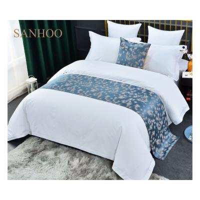 China SANHOO New Designs Bedroom Decoration 20x95 Bed Runners And Cushions Nondisposable European Luxury Hotel for sale