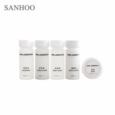 China SANHOO Hotel Brand OEM Shower Gel Hotel Kit Soap Hotel Product Amenities for sale