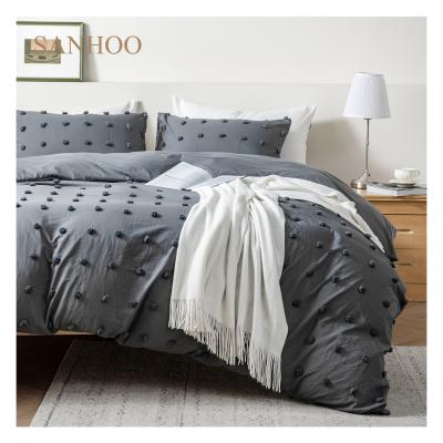 China SANHOO Anti-pilling New Design 6Pcs Bedding Set Double Bedspread King Size Bedding Set Microfiber Brushed for sale