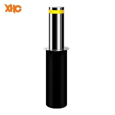 China Roadway Safety CE Approved Retractable Electric Remote Control Automatic Hydraulic Bollard For Road Safety for sale