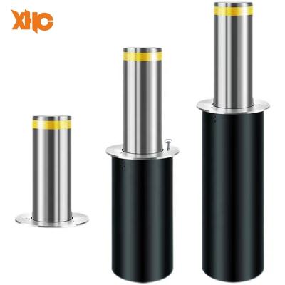 China 304 Grade Stainless Steel Roadway Safety Remote Control Automatic Rising Hydraulic Bollard For Road Safety for sale