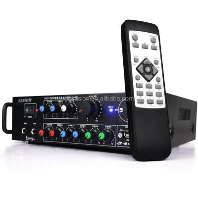 China Multifunctional AV amplifier with USB/SD/FM amplificador mini karaoke DC-12V radio for wholesales AV-368U for sale