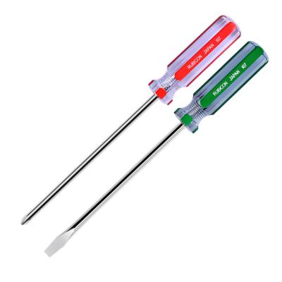 China High quality small magnetic line hardened line screwdriver 100mm PH2 color color screwdriver for sale