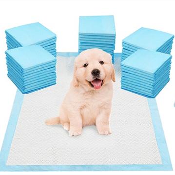 China Free Sample Super Absorbent Polymer Training Pads Stored Disposable Pee Pad Pet Training Pad Protects Floor for sale