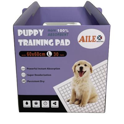 China Super Absorbent Stocked Polymer Training Pee Pad Pet Incontinence Puppy Training Toilet Keeps Puppy/Dog Clean for sale