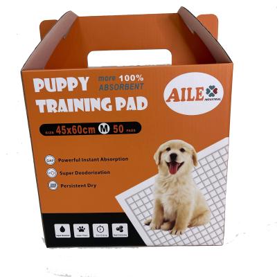 China Stocked Disposable Training Pads Incontinence Puppy Pad Pet Products Eco-Friendly Keeps Indoor Puppy/Dog Toilet Clean for sale