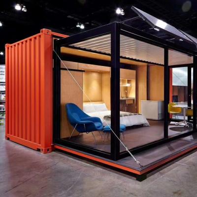 China Modern Luxury Expandable Container House Foldable Shipping Container House For Living for sale