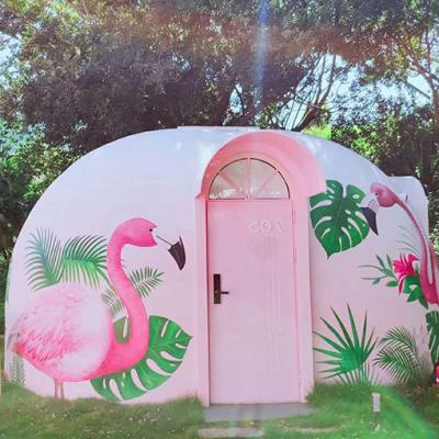 China Modern Round Igloo Dome Tent House On The Mountain For Hotel Outdoor Domes High Quality Fiberglass Round House for sale