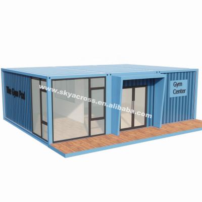 China Modern Assembly Movable Prefab Houses Container Gym For Sale for sale