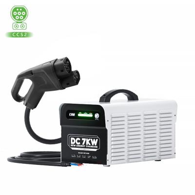 China CCS1 Evs Chargering 7KW DC Electric Car Charger Ev Charger Station for sale