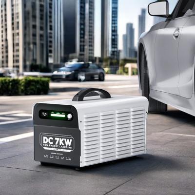 China Portable EV Charger 7KW DC EV Charging Station 32A Plie Electric Car Charger for sale