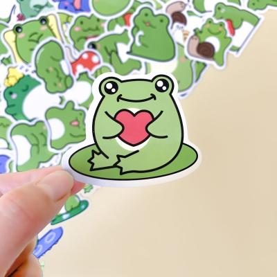 China Hot Sale Cartoon Sticker Low Price Cartoon Sticker Sheet Die Cut Vinyl Cartoon Stickers 50PCS Cute Decorative Adhesive Sticker Kawaii For Kids for sale