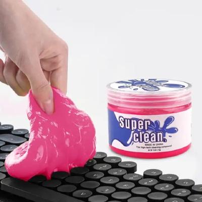 China High cleaning capacity; Reuseable New Product Idea 2023 Non-Toxic Rubber Cleaner Electronic Mud Cleaning Keyboard Jelly Cleaning Gel Rubbing Jelly Car Dust Clean Mud for sale