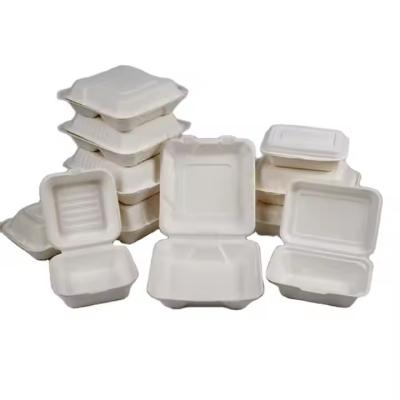 China Caja de comida para llevar biodegradable a medida    Embalaje de restaurantes de comida rápida en venta