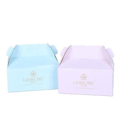 China Caixa de bolos de bolos de presente Biodegradável Verde Branco Alto Mini Banquete de casamento à venda
