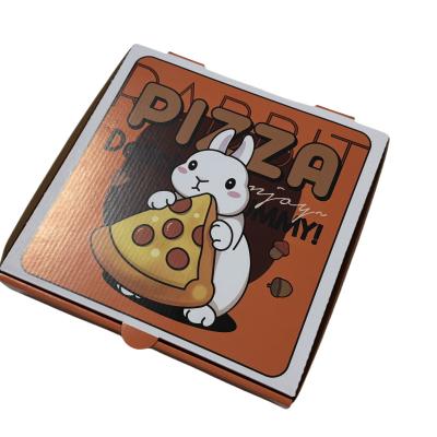 China Impressão personalizada de caixas de pizza Opções compostaveis ecológicas Design gratuito de caixas de fast food à venda