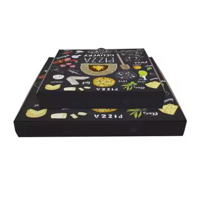 China Customized Logo Eco-Friendly Recyclable Pizza Box | LOW MOQ Fast Food Packaging for sale