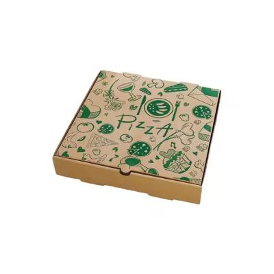 China Wholesale Custom Logo Corrugated Packaging Boxes for Fast Food Takeaway Pizza for sale