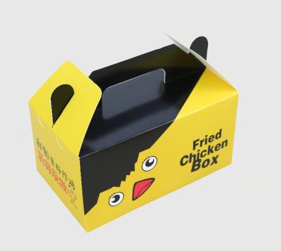 China Papel de pollo frito seguro para la alimentación Cajas de embalaje Togo Contenedores de transporte en venta