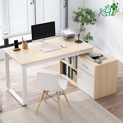 China Space Saving Style PC Study Laptop Table Sleek Simple Desks With Shelf for sale