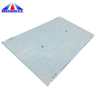 China Seed starting horticultural white / warm white led to grow 288 light panel lm561C lm301h strip with driver and heatsink for sale