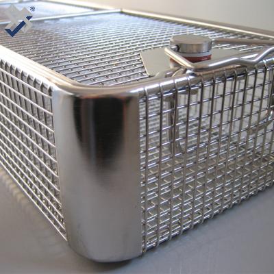 China Corrosion Resistance Professional Removable Steel Water Filter Wire Mesh Baskets for sale