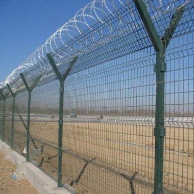 China Easily Assembled Securey Anti Topper 358Fence Wall High Security Climb Barrier For Industry Power Station Commercial Airport Jail for sale