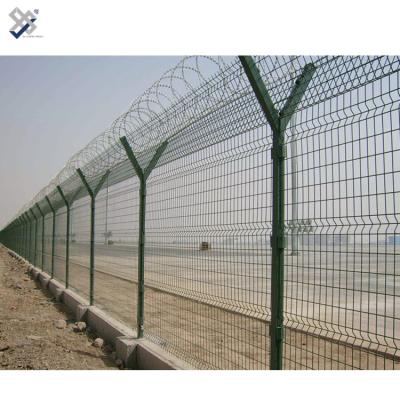 China Easily Assembled High Security Coated Anti Climb 358 Security Fence For Airport / Prison In Sale Welded Wire Mesh Fencing for sale