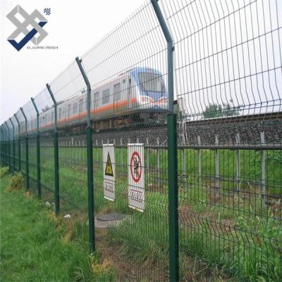 China Easily Assembled China Factory 3D Folding Welded Wire Mesh Curved Fence for sale