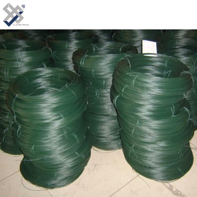 China For producing fence PVC coated wire hanger PVC coated wire / PVC coated iron wire for sale