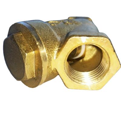 China Industry / Home Industrial Fire Protection Door Pressure Brass Swing Check Valves Ball Valves With High Temperature Resistance Seal Inside for sale