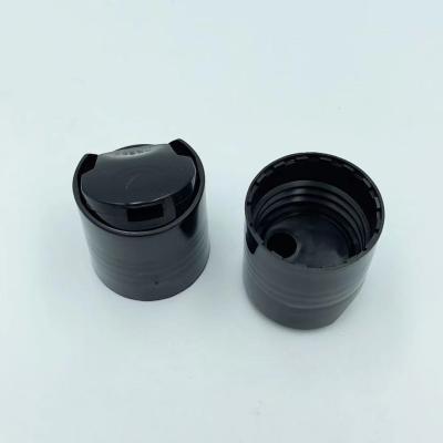 China Non Spill High Quality 24/410 Black Color Plastic Lotion Pump With Plastic Cap for sale