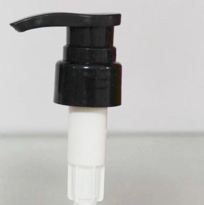 China Non Spill 28/410 Eco Friendly Black PP Cosmetic Plastic Cream Lotion Pump For Airless Pump Bottle for sale