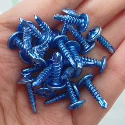 China HEX Painted Hex Head Washer Self Drilling Roofing Screw With EPDM Gasket for sale