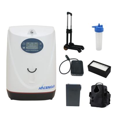 China Oustside Portable Home Use Hacenor 1L 3L 5L Medical Breathing Machine Oxygen Concentrator for sale