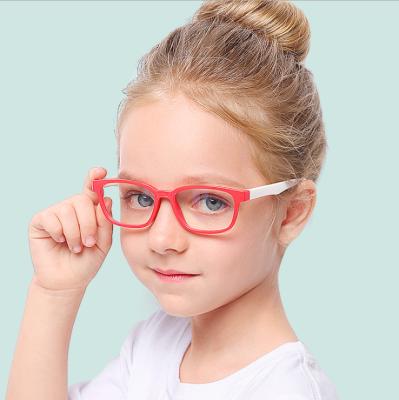 China 2021 New Luxury Luminous Anti-blue Light Blocking Glasses Computer Glasses Square Light Anti-blue Glass Children for sale