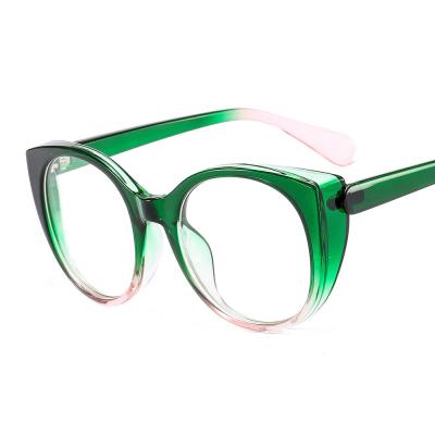 China Wholesale Ladies Acetate Optical Glass Frames Eyeglasses Frames Blue Light Blocking Optical Glasses for sale