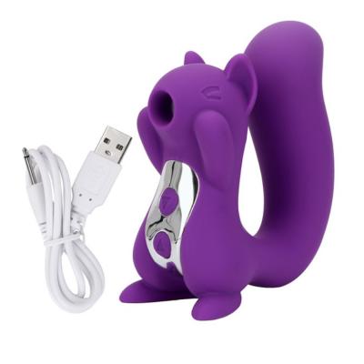 China Multifunctional Mini Vibrator Squirrel Shape Cute Vibrator 7 Modes Wholesale G Frequency Adult Clit Sucking Vibrator for sale