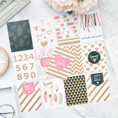 China Viable Bulk Custom Printing Paper Card Glitter Card Monthly Journal for sale