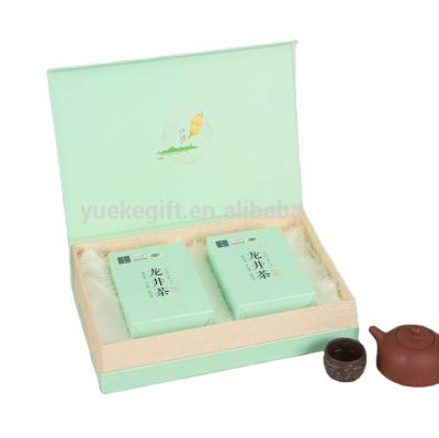 China Handmade Elegant Custom Luxury Kraft Paper Tea Box Magnetic Cardboard Box With Insert for sale